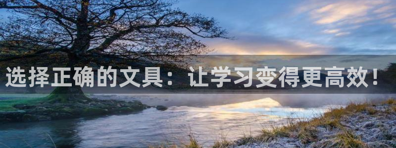 九游会凯时：选择正确的文具：让学习变得更