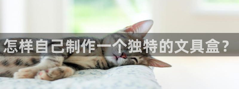 九游会网址多少：怎样自己制作一个独特的文
