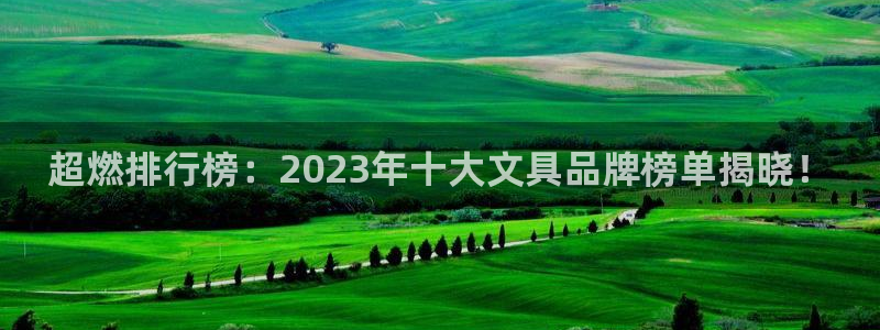 九游会强烈：超燃排行榜：2023年十大文