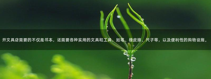 九游会登录j9：开文具店需要的不仅是书本