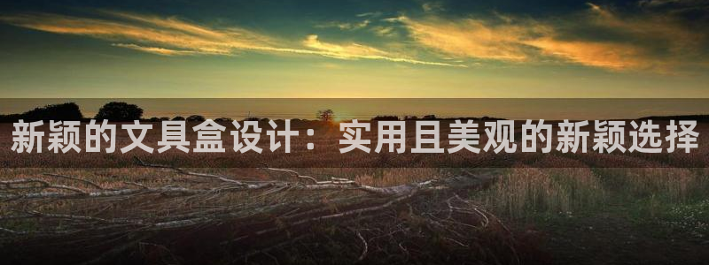 九游会官网登录入口：新颖的文具盒设计：实