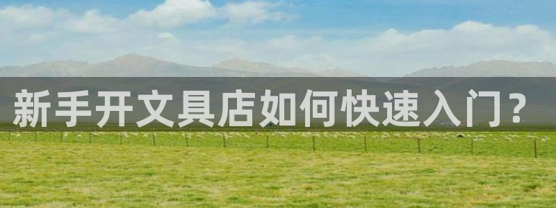 九游会登录最强版本答案：新手开文具店如何