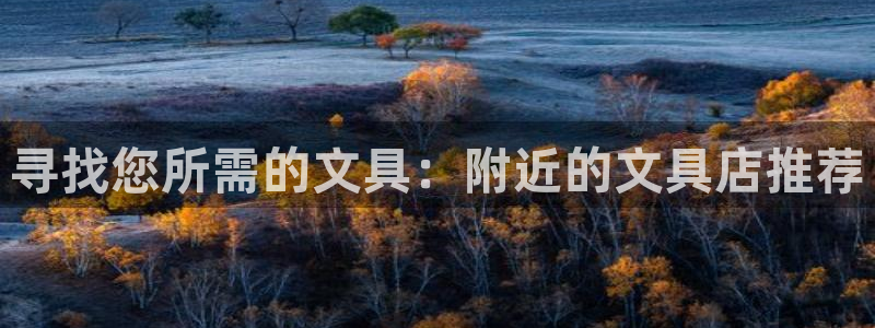 凯时和九游会：寻找您所需的文具：附近的文