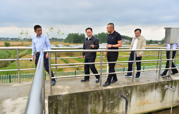 细化行动、凝聚合力，，，，，，扎实推动环巢湖流域水环境综合治理——省长李国英一行调研长临河镇污水处置厂