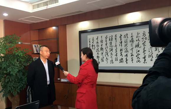 安徽新闻联播栏目组来我司发展专题采访