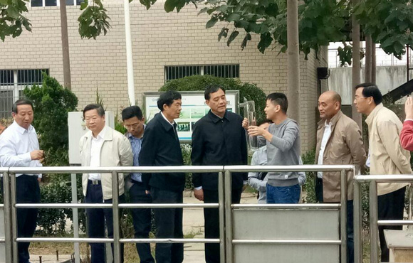省人大常委会副主任宋卫平一行光临国祯环保浚浚浚浚浚浚调查领导工作