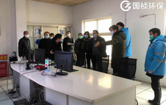 国祯集团李炜主席调研皖北区域运营公司疫情防控及复工工作