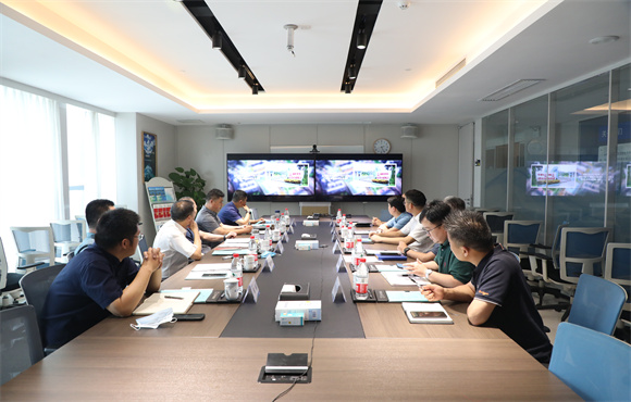 绵阳市节能环保产业专班一行光临腾博诚信为本调研